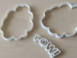 ¡POW! Cortador de galletas con efecto de cómic-0