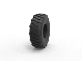 Military truck tire 6 Scale 1:25-2
