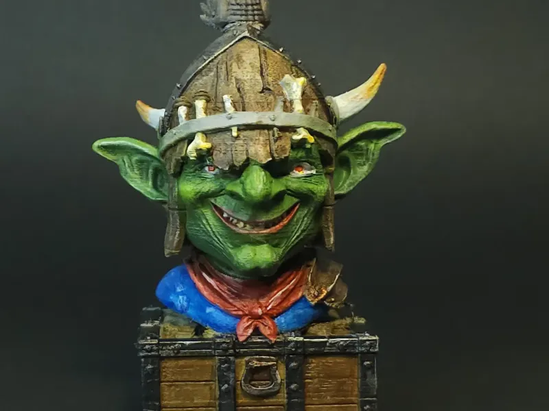 Scuack, goblin büstü