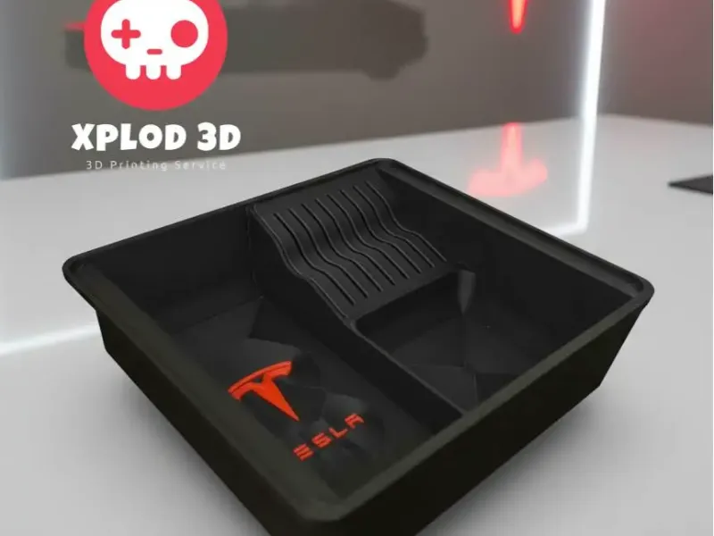 Tesla Model 3 リアアームレストオーガナイザー
