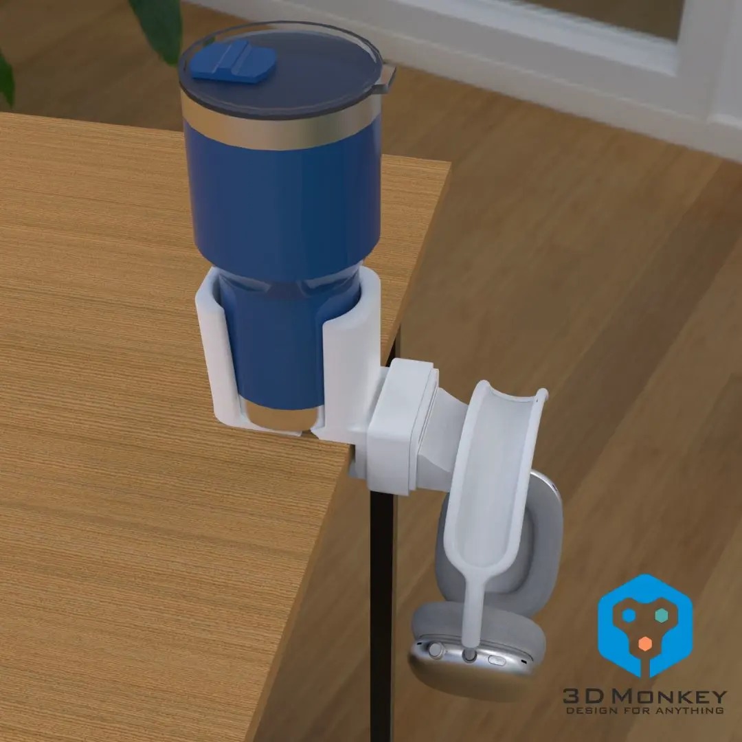 2 EN 1 PORTA AURICULARES Y PORTA TAZAS PARA ESCRITORIO IKEA Porta auriculares Porta tazas Porta auriculares