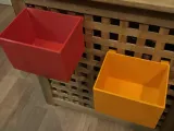 Ikea Hol hook on storage bin-0
