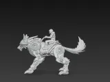 Robot wolf fighter-4