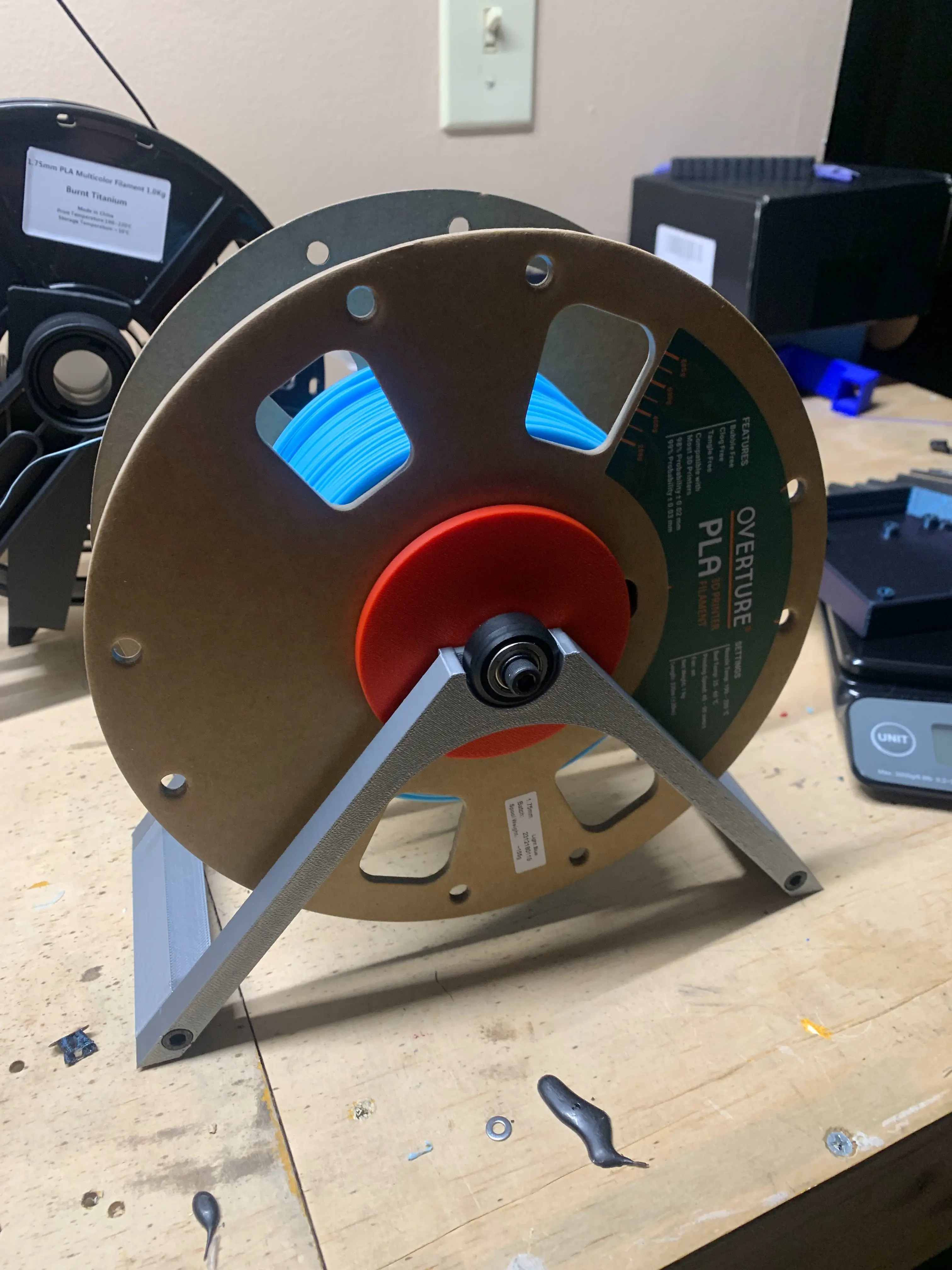 Semi-Universal Filament Spool Holder