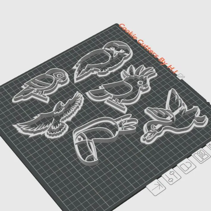 3D Printer Files | 3MF File | Animals Cookie Cutters | Creality Cloud