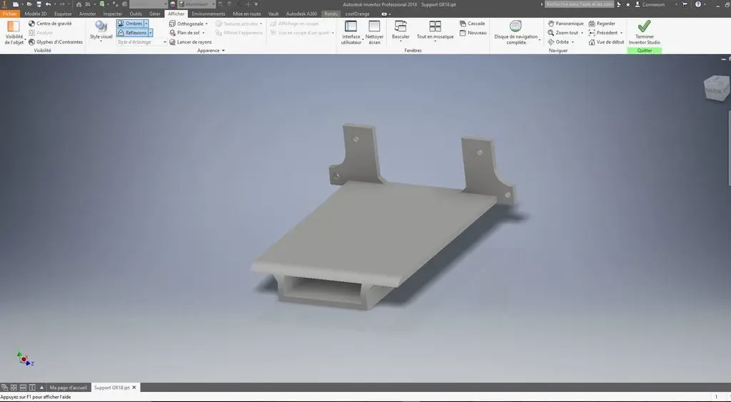 Mounting Bracket for GR18 Graupner RX (3A Stab Aircraft) | 3D models ...