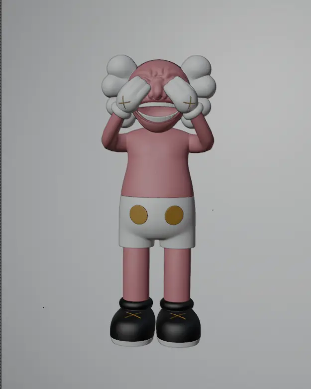 Kaws Yue Minjun Art Toy Fan Art | 3D models download