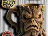 Tree Wood Mug ❤️-0