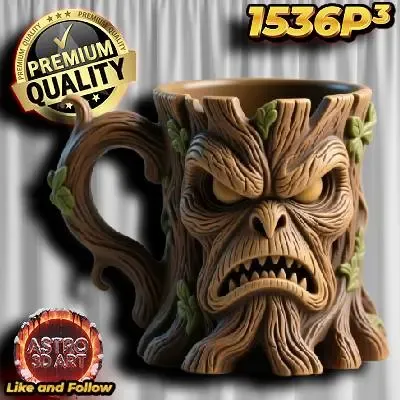 Tree Wood Mug ❤️