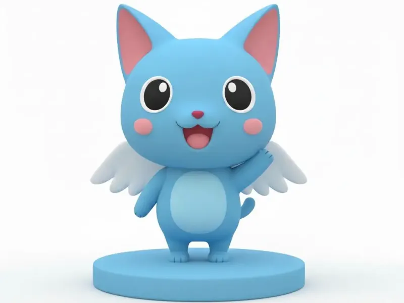 Happy chibi - Fairy Tail