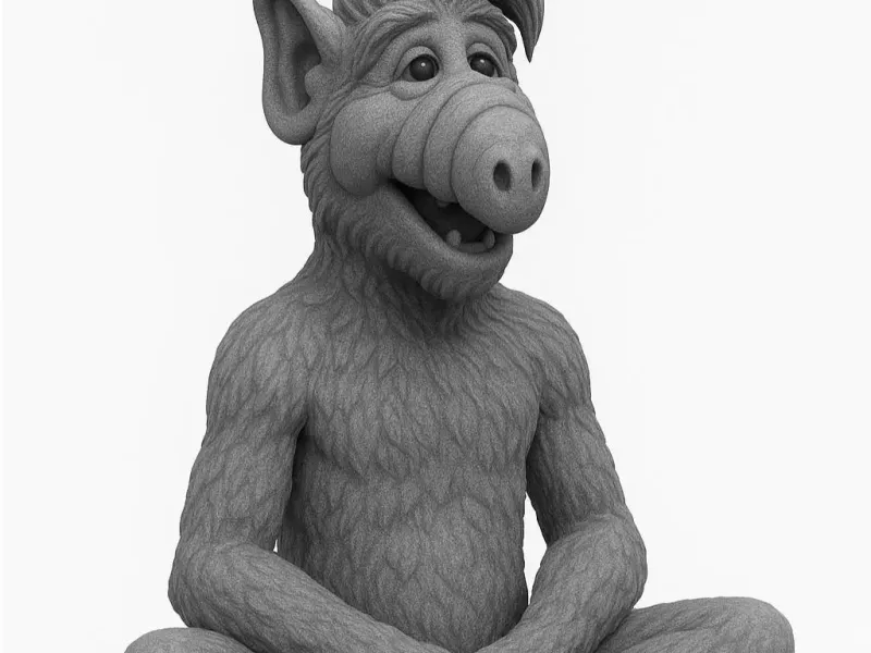 sitting ALF - the Alien