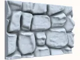 Rugged Boulder Tile for 3D Printing-1