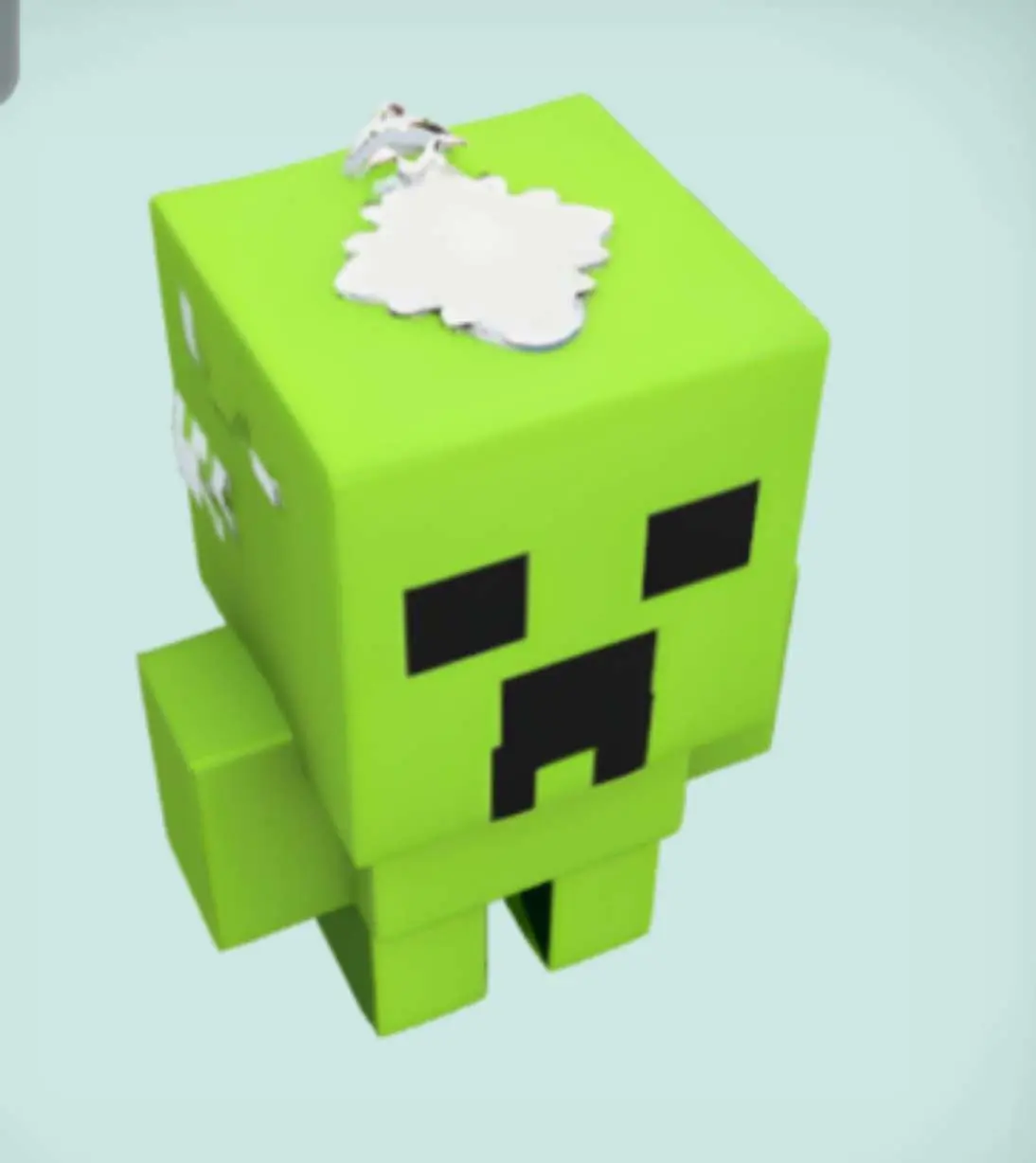Minecraft Creeper Winter fan art 