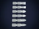 Precision Driver Bit Set 3D Printable Model-4