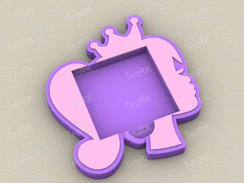 Post-It, Sticky Note Holder queen girl silhouette