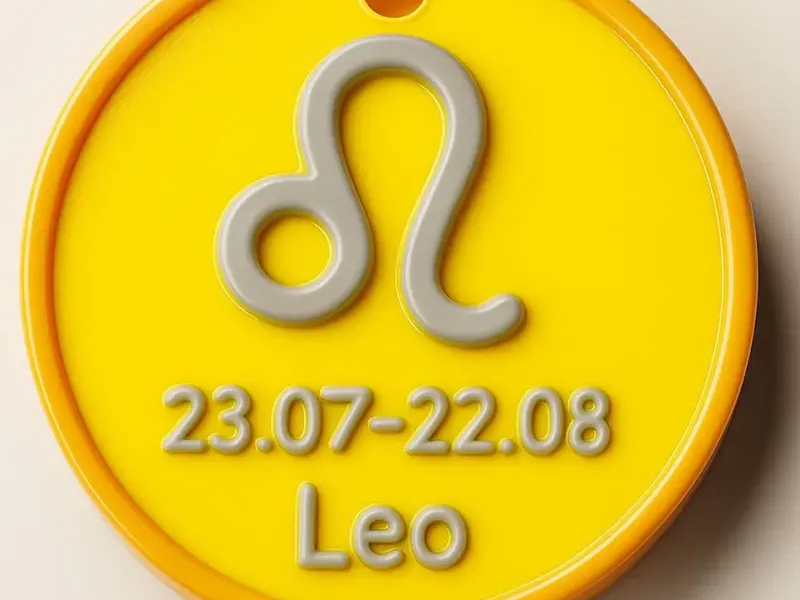 Leo zodiak keychain. No need CFS