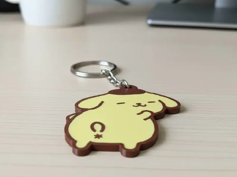 kEYCHAIN  POMPOMPURIN - sanrio 5