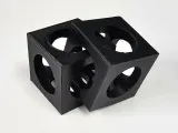 Impossible linked cubes - Created using only Bambu Studio-1