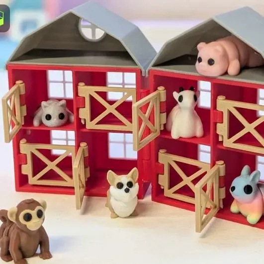 Mini Barn – 3D Printed Storage for Tiny Animals