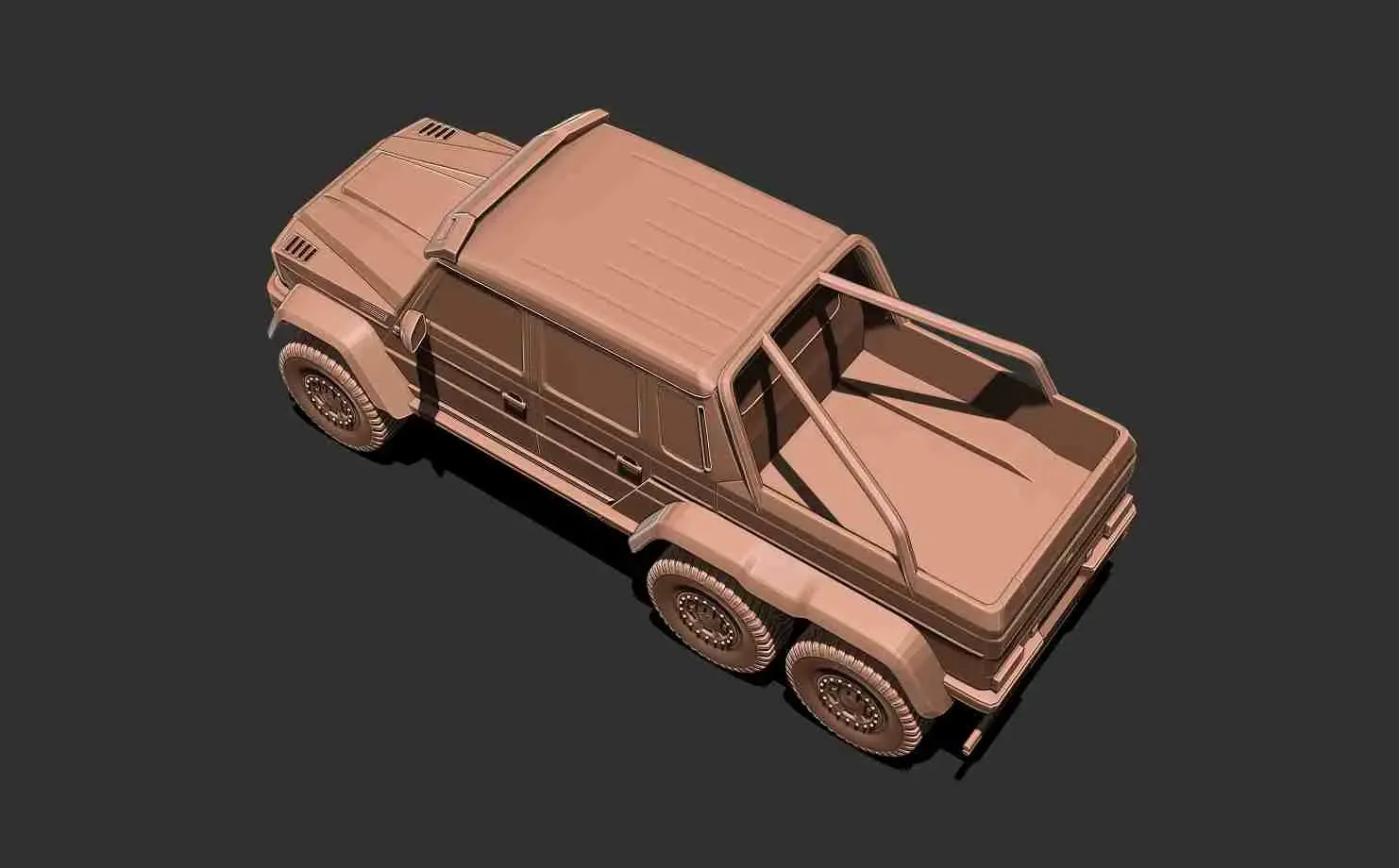 Mercedes Brabus G63 3D print model