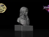 Kimiko Bust STL The Boys 3D Print Sculpture Collector Model-7
