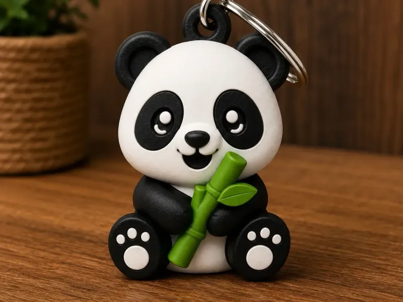Llavero Panda Kawaii
