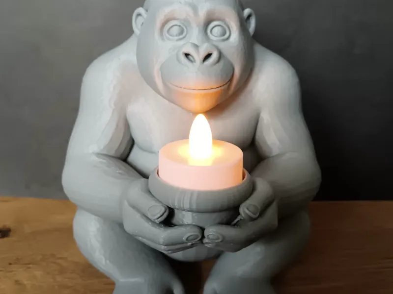 Tea light Gorilla