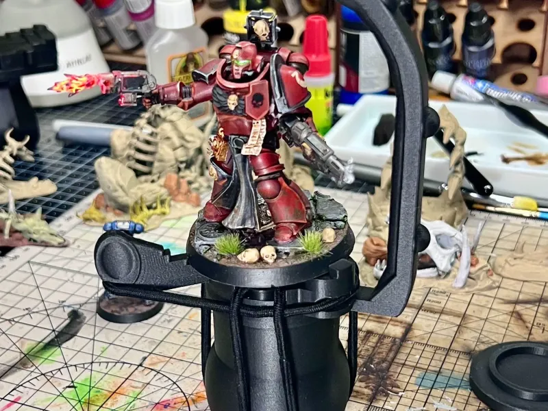 Painting Handle for Miniatures 32-65mm bases, Easy glide!