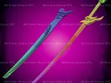 Yasuo Kazegiri Sword Cosplay League Of Legends - STL File-5