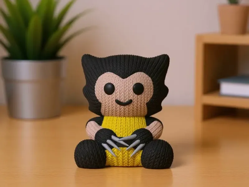 Niedlicher Wolverine X-Men - Gestrickt - Gehäkelt