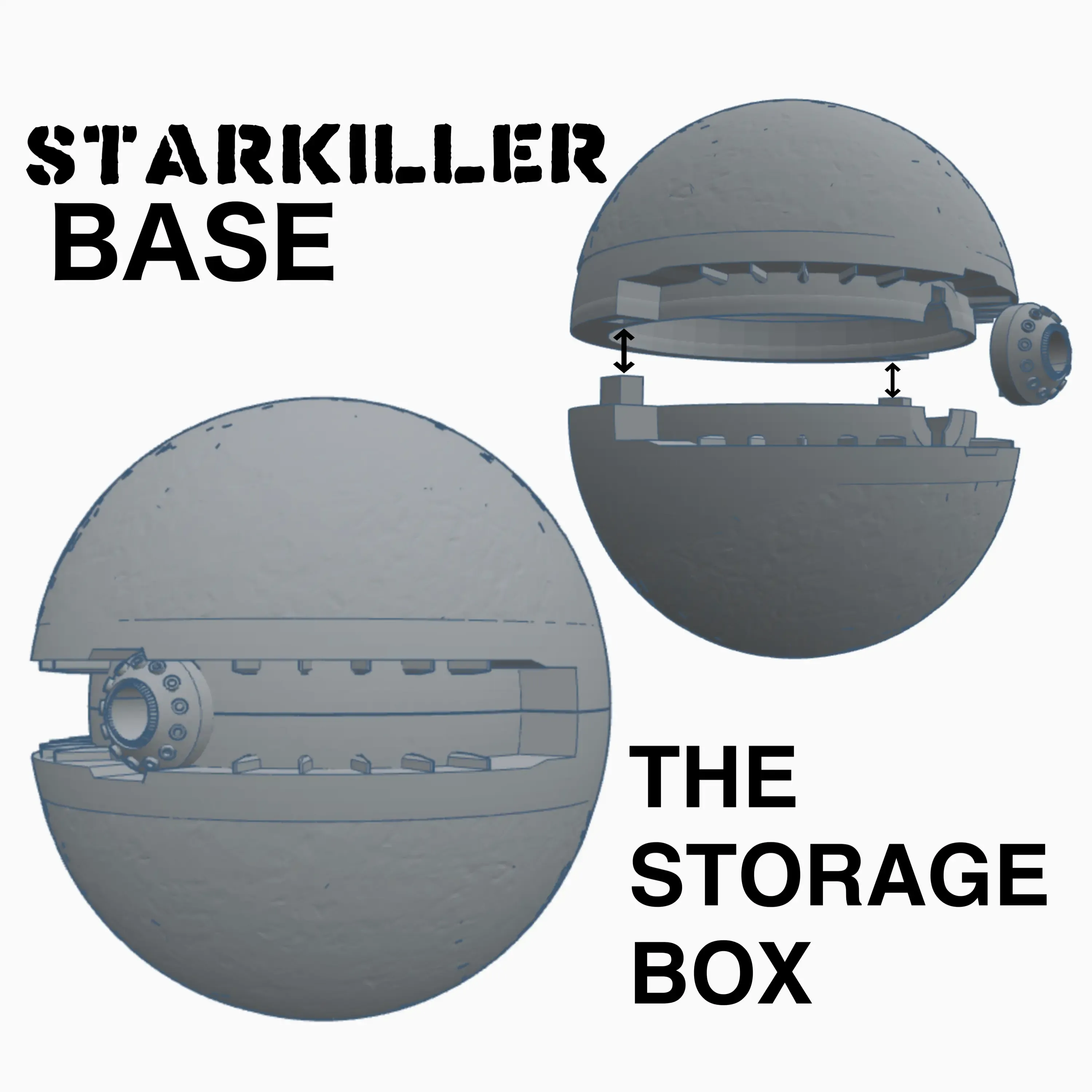 Starkiller base storage box/money box