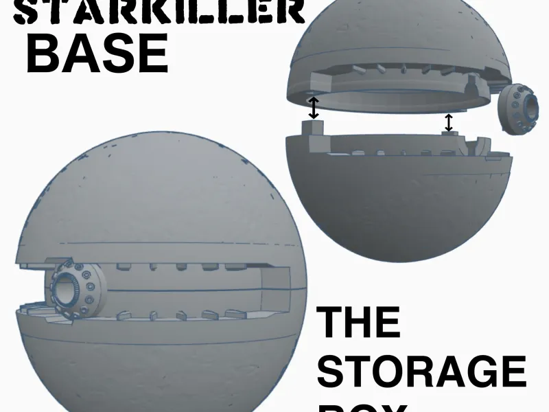 Starkiller base storage box/money box