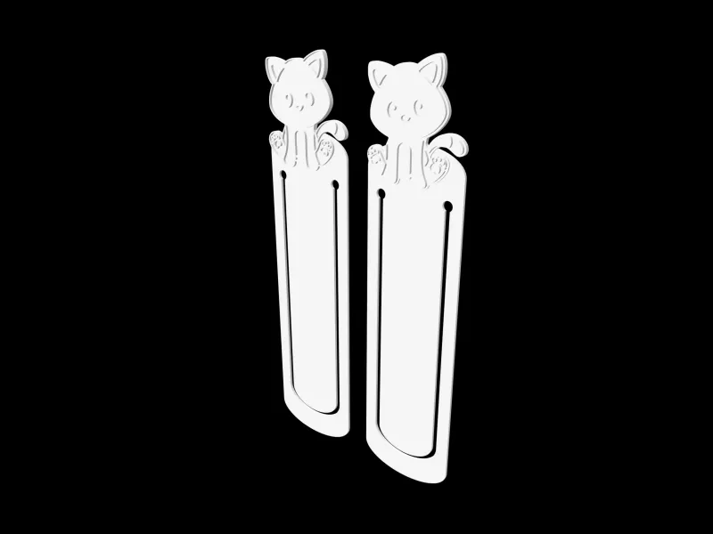 Farm Animals - Sitting Kitten - Bookmark