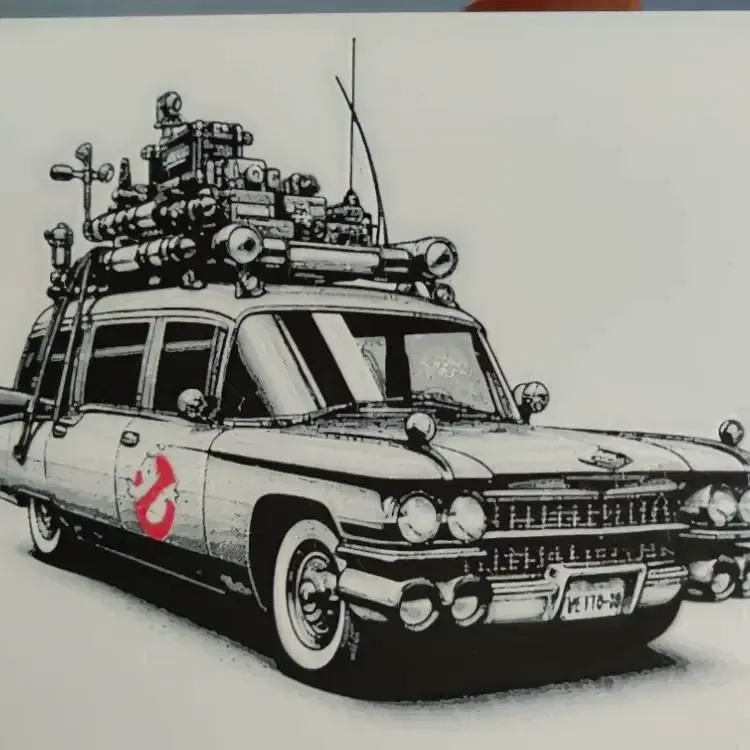 Auto dei Ghostbusters hueforge