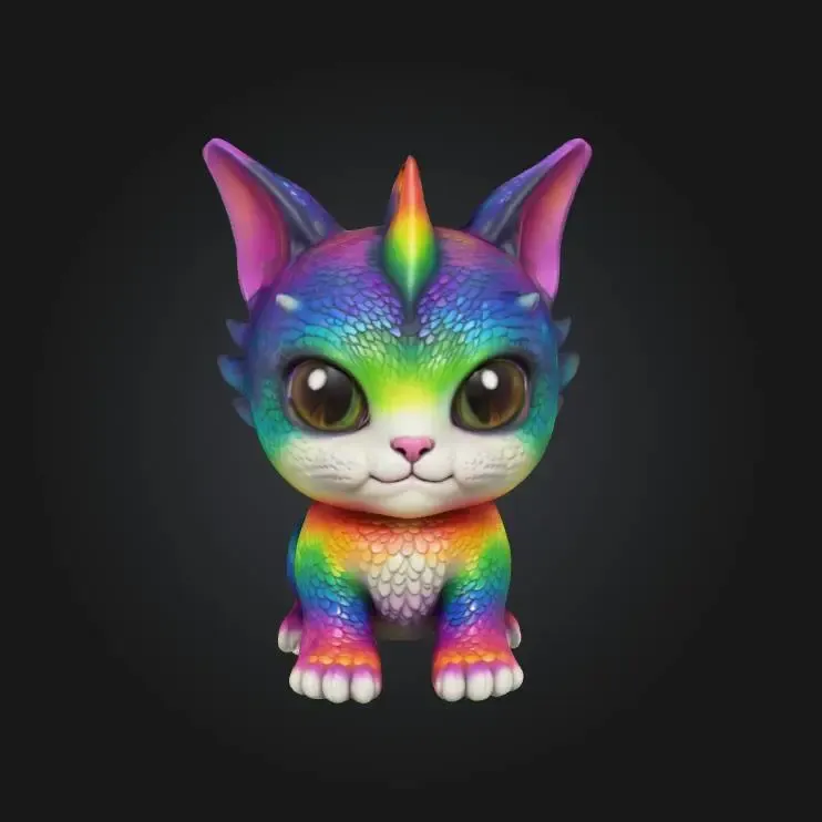 Rainbow Kitty Dragon
