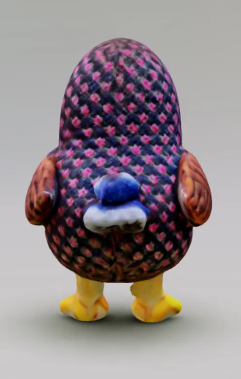 Cute Standing Bird (Luma AI-Generated)