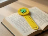 3D Printed Clover Bookmark - Lucky Reader Clip-1