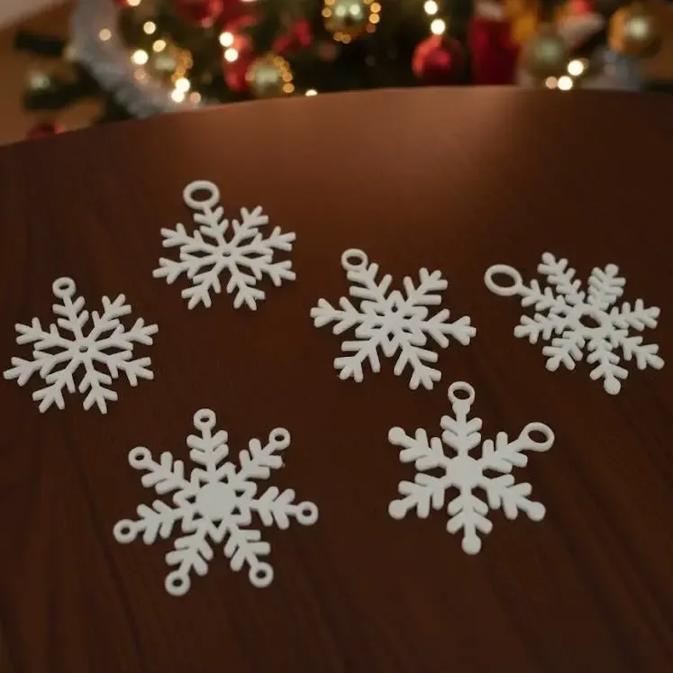 snow flakes christmass tree decoration