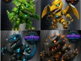 Dinosaur Necroforge Titanic mega pack X 12-2