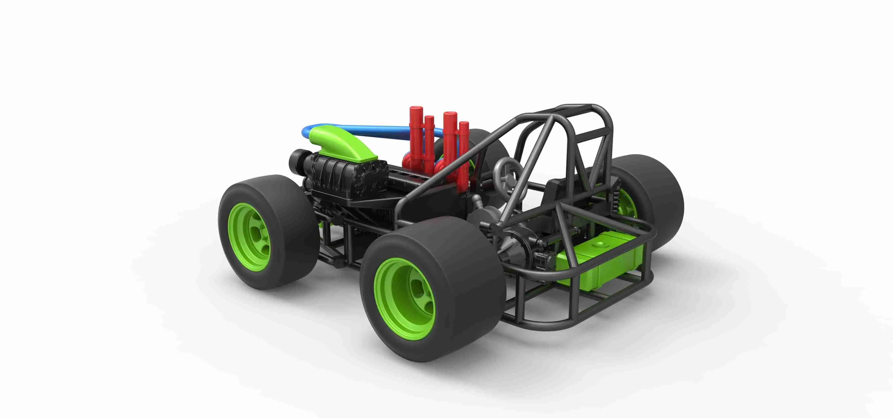 Concept crazy kart Scale 1:25