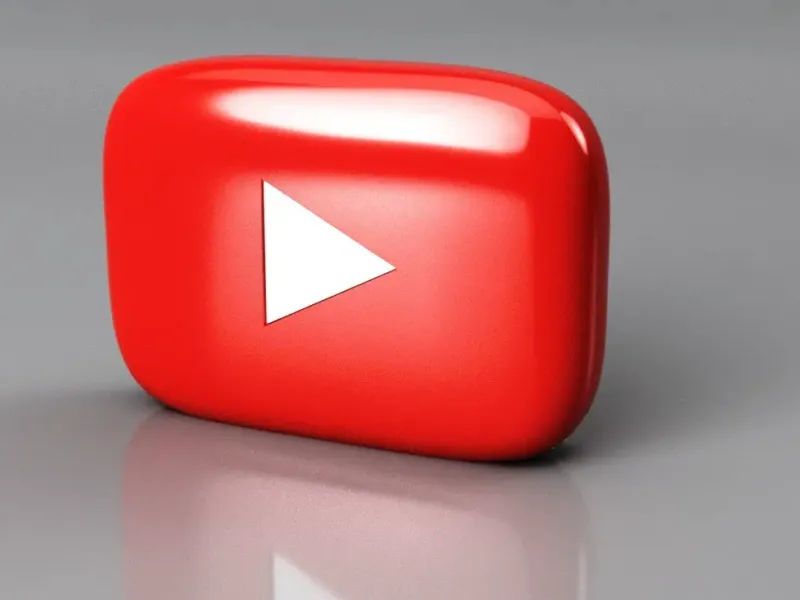 Giant YouTube Button - scaleable, prints w/o support