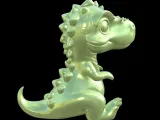 Cute Mini Trex + Keychain-3