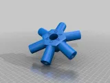 Geodesic Dome 4V Connector for 1" PVC pipe-3