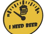 I Need Beer Coaster-1