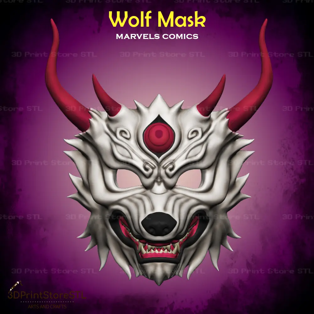 Mask Wolf Cosplay - STL File