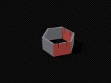 Hexagon Shelf / Honeycomb Shelf-3