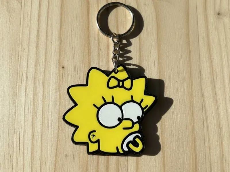Maggie Simpson Keychain
