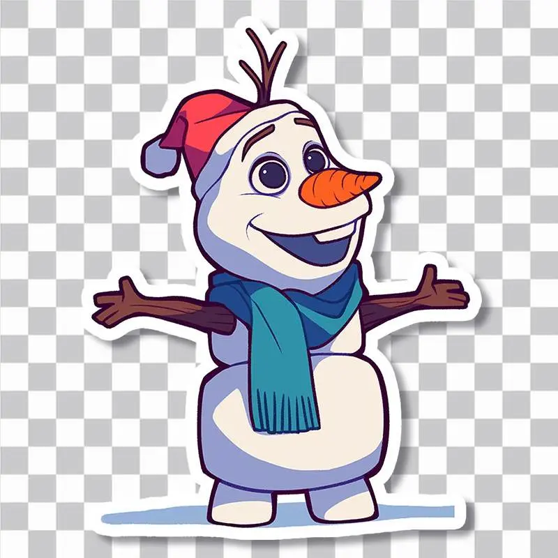 Olaf cookie cut