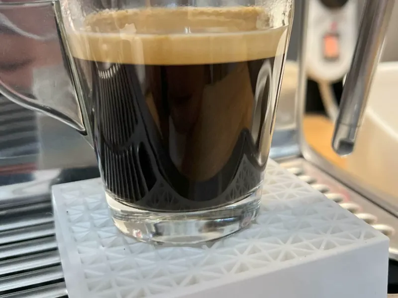 Espresso cup riser 25mm