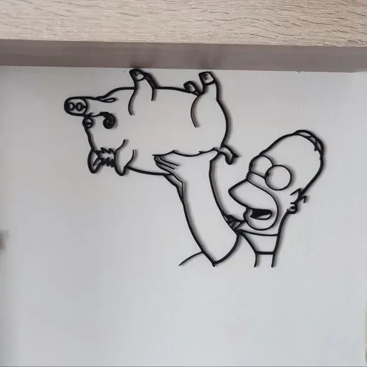 Spiderpig Homer Simpson
